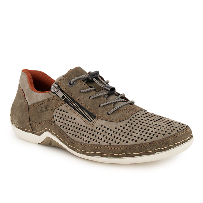 Rieker Herren Schnürschuh Braun