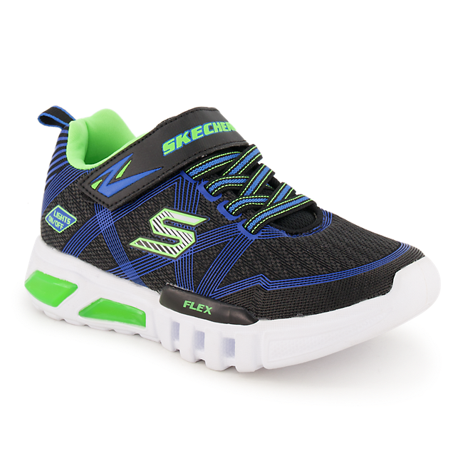 Skechers Lights Flex Glow Jungen Sneaker Blau Skechers Lights Flex Glow Jungen Sneaker Blau
