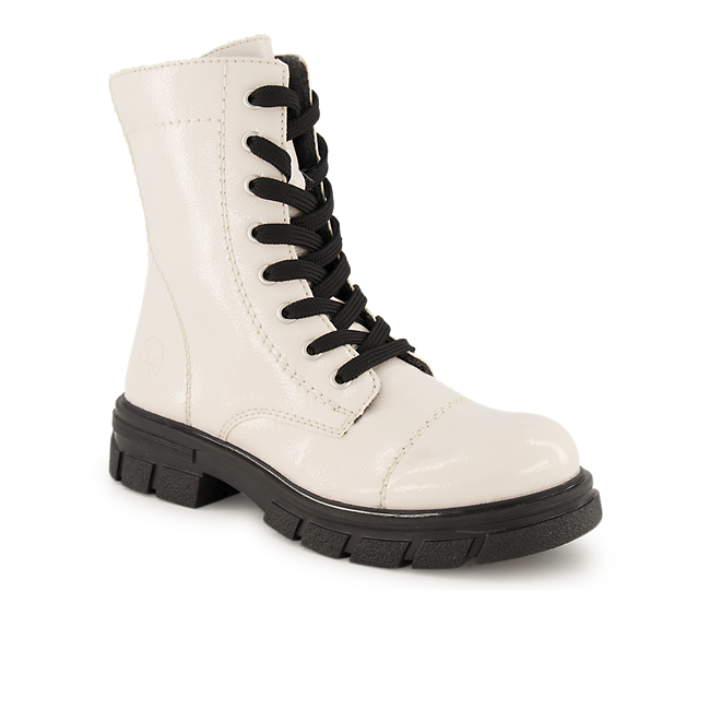Rieker Damen Schnürboot Weiss