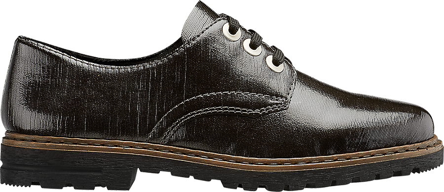 Dans Femmes Ligne Avantageux Boutique En Lacet De La Anthracite Prix Acheter Chaussure À Rieker PXwnO80k