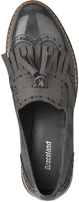 Prix Avantageux À La Loafer Dans Boutique Ligne Femmes Graceland Acheter En Gris De EHe9IWY2D