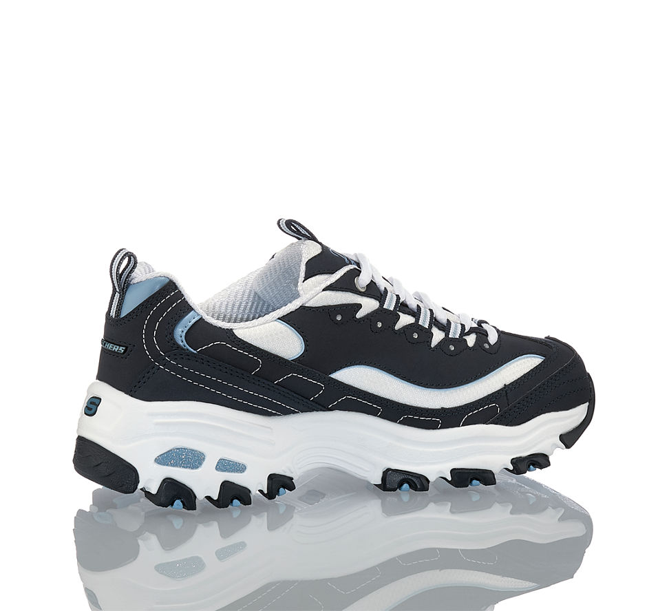 skechers d'lites 3 femme bleu