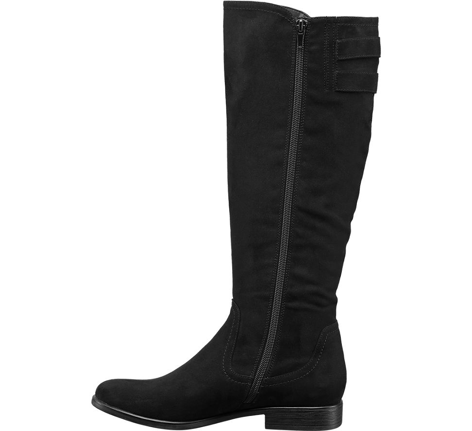 Graceland Ladies' High Leg Buckle Boots Black | Deichmann