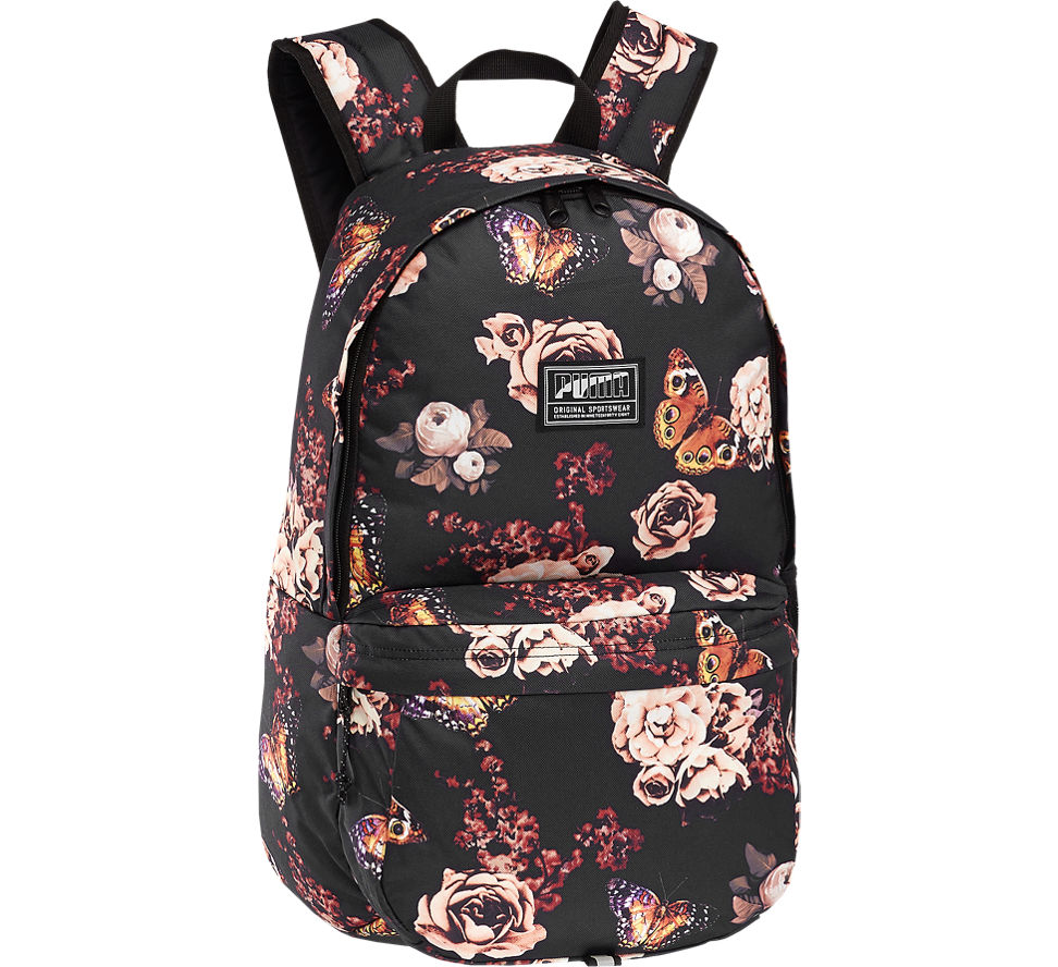 Puma Academy Backpack, Black Flower