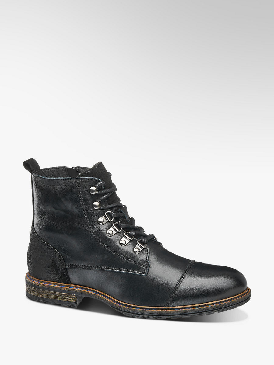 AM Shoe Company Deichmann Herren Stiefel Warmfutter Leder Gr
