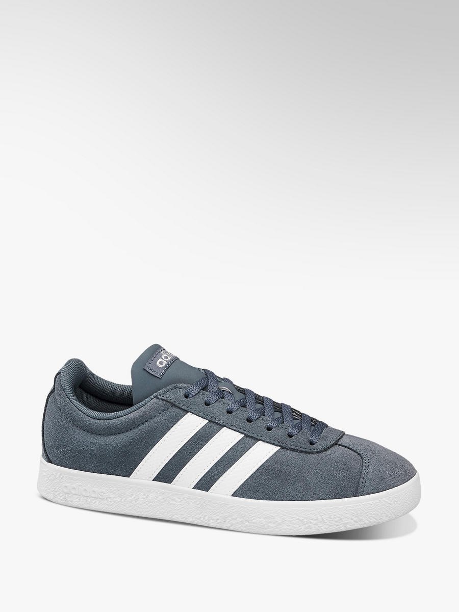 adidas sneaker vl hoops low grau