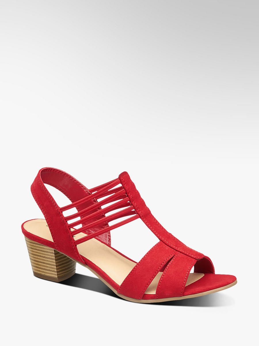 instans apt Udelukke czerwone sandały damskie Graceland z elastycznymi paseczkami - 1230014 -  deichmann.com