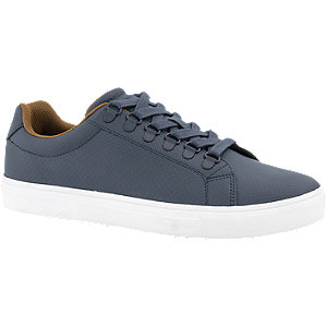 Blauwe sneaker slangenprint Memphis One