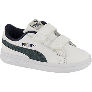 Puma Smash V2 sneakers wit/zwart - Vindjeschoen.nl