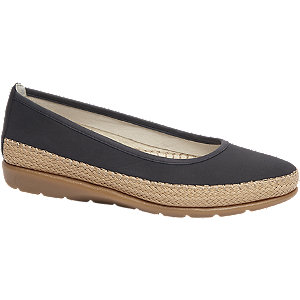 Medicus Blauwe Leren Espadrille Instapper medicus kopen in de aanbieding