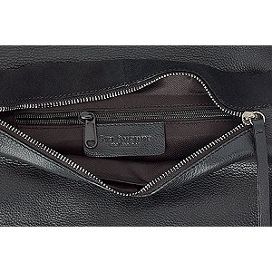 5Th Avenue Zwarte Leren Clutch 5th avenue kopen in de aanbieding