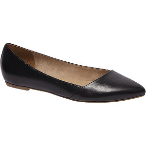 5Th Avenue Zwarte Leren Ballerina 5th avenue kopen in de aanbieding