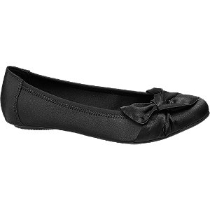 Graceland Zwarte Ballerina Strik graceland kopen in de aanbieding Graceland Zwarte Ballerina Strik graceland kopen in de aanbieding