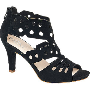 5Th Avenue Zwarte Suede Opengewerkte Sandalette 5th avenue kopen in de aanbieding 5Th Avenue Zwarte Suede Opengewerkte Sandalette 5th avenue kopen in de aanbieding