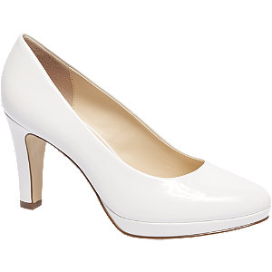 Graceland Witte Pump Plateauzool graceland kopen in de aanbieding