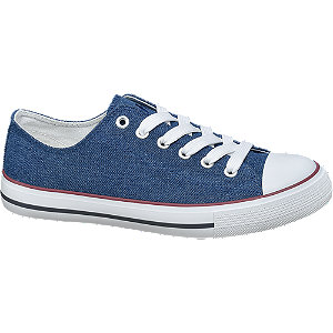 Vty Blauwe Canvas Sneaker vty kopen in de aanbieding