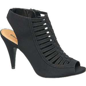 Graceland Zwarte Sandalette Open Structuur graceland kopen in de aanbieding Graceland Zwarte Sandalette Open Structuur graceland kopen in de aanbieding