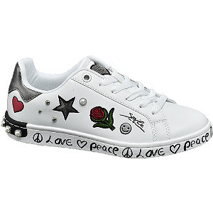 Graceland Witte Sneaker Patches graceland kopen in de aanbieding Graceland Witte Sneaker Patches graceland kopen in de aanbieding