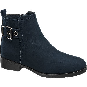 Graceland Donkerblauwe Enkellaars Gesp graceland kopen in de aanbieding Graceland Donkerblauwe Enkellaars Gesp graceland kopen in de aanbieding