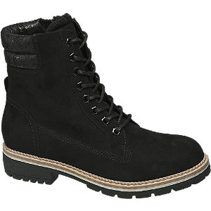 Landrover Zwarte Warm Gevoerde Veterboot landrover kopen in de aanbieding