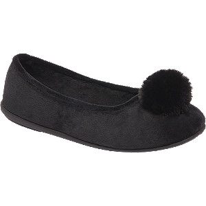 Casa Mia Zwarte Ballerina Pantoffel casa mia kopen in de aanbieding Casa Mia Zwarte Ballerina Pantoffel casa mia kopen in de aanbieding