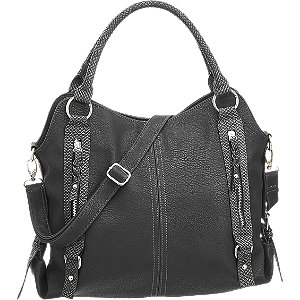 Graceland Zwarte Handtas Slangenprint graceland kopen in de aanbieding Graceland Zwarte Handtas Slangenprint graceland kopen in de aanbieding