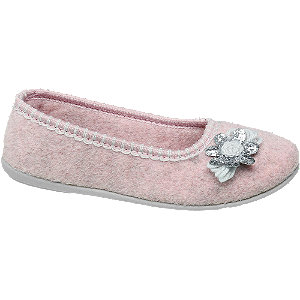 Casa Mia Roze Fleece Pantoffel casa mia kopen in de aanbieding Casa Mia Roze Fleece Pantoffel casa mia kopen in de aanbieding