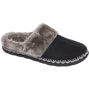 Casa Mia Zwarte Pantoffel Warmgevoerd casa mia kopen in de aanbieding Casa Mia Zwarte Pantoffel Warmgevoerd casa mia kopen in de aanbieding