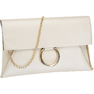 Graceland Beige Clutch Gouden Ring graceland kopen in de aanbieding