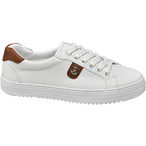 Graceland Witte Sneaker Anker graceland kopen in de aanbieding