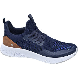 Bench Blauwe Sneaker Vetersluiting bench kopen in de aanbieding Bench Blauwe Sneaker Vetersluiting bench kopen in de aanbieding