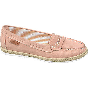 Bench Roze Mocassin Met Touwzool bench kopen in de aanbieding