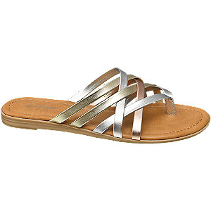 Graceland Metallic Slipper Bandjes graceland kopen in de aanbieding Graceland Metallic Slipper Bandjes graceland kopen in de aanbieding