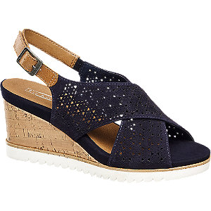 5Th Avenue Blauwe Sandaal Suede 5th avenue kopen in de aanbieding