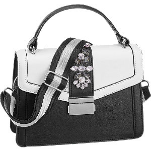 Graceland Zwarte Handtas Strasstenen graceland kopen in de aanbieding Graceland Zwarte Handtas Strasstenen graceland kopen in de aanbieding