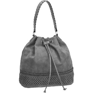 Graceland Grijze Schoudertas Perforatie graceland kopen in de aanbieding
