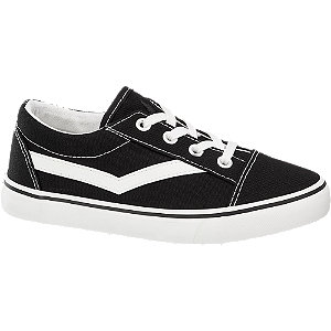 Vty Zwarte Canvas Sneaker vty kopen in de aanbieding