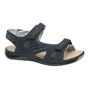 Medicus Donkerblauwe Leren Sandaal medicus kopen in de aanbieding
