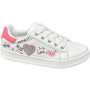 Graceland Witte Sneaker Vetersluiting graceland kopen in de aanbieding Graceland Witte Sneaker Vetersluiting graceland kopen in de aanbieding