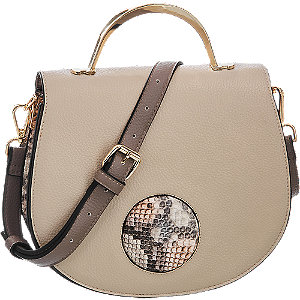 Graceland Beige Schoudertas Slangenprint graceland kopen in de aanbieding
