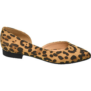 Graceland Leopard Ballerina Open Geleng graceland kopen in de aanbieding Graceland Leopard Ballerina Open Geleng graceland kopen in de aanbieding