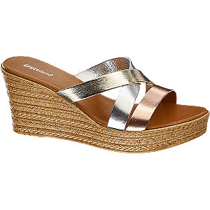 Graceland Metallic Sleehak Espadrillezool graceland kopen in de aanbieding Graceland Metallic Sleehak Espadrillezool graceland kopen in de aanbieding
