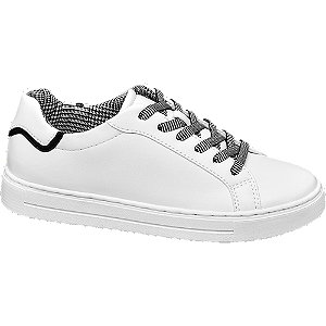 Graceland Witte Sneaker Zwartwitte Veters graceland kopen in de aanbieding Graceland Witte Sneaker Zwartwitte Veters graceland kopen in de aanbieding