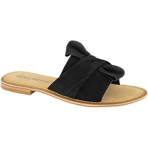 Vero Moda Zwarte Pantolette Leer vero moda kopen in de aanbieding Vero Moda Zwarte Pantolette Leer vero moda kopen in de aanbieding