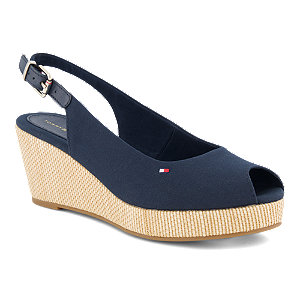 Image of Tommy Hilfiger Damen Hohe Sandalette Blau bei OchsnerShoes.ch