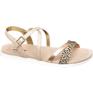 girls leopard print sandals