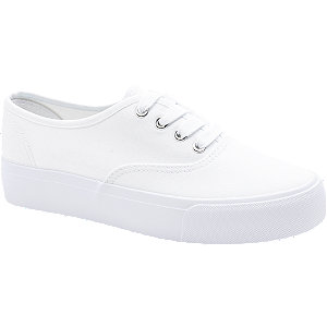 Witte canvas sneaker Vty