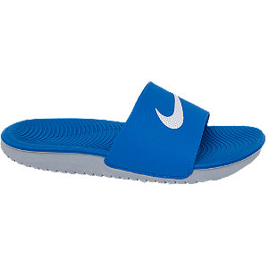 nike kawa slide junior blue