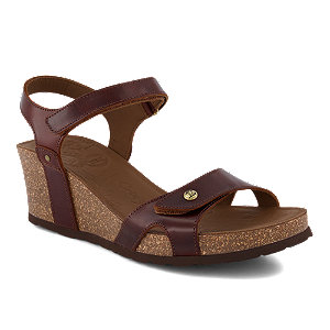 Image of Panama Jack Damen Hohe Sandalette Braun bei OchsnerShoes.ch