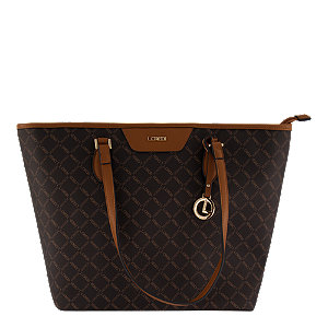 L.Credi Fiberta Damen Shopper, braun